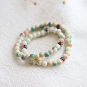 彩云之南 一缕瓷国风景德镇瓷珠手串文艺学生陶瓷手链新中式 516