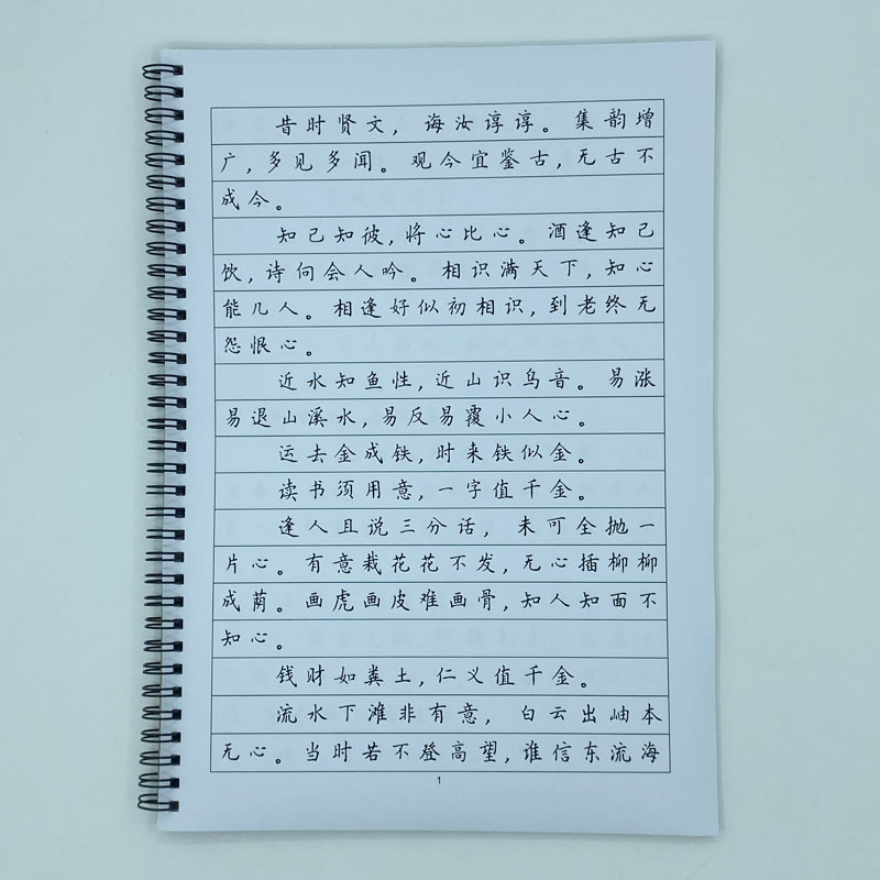 增广贤文簪花小楷硬笔钢笔字帖