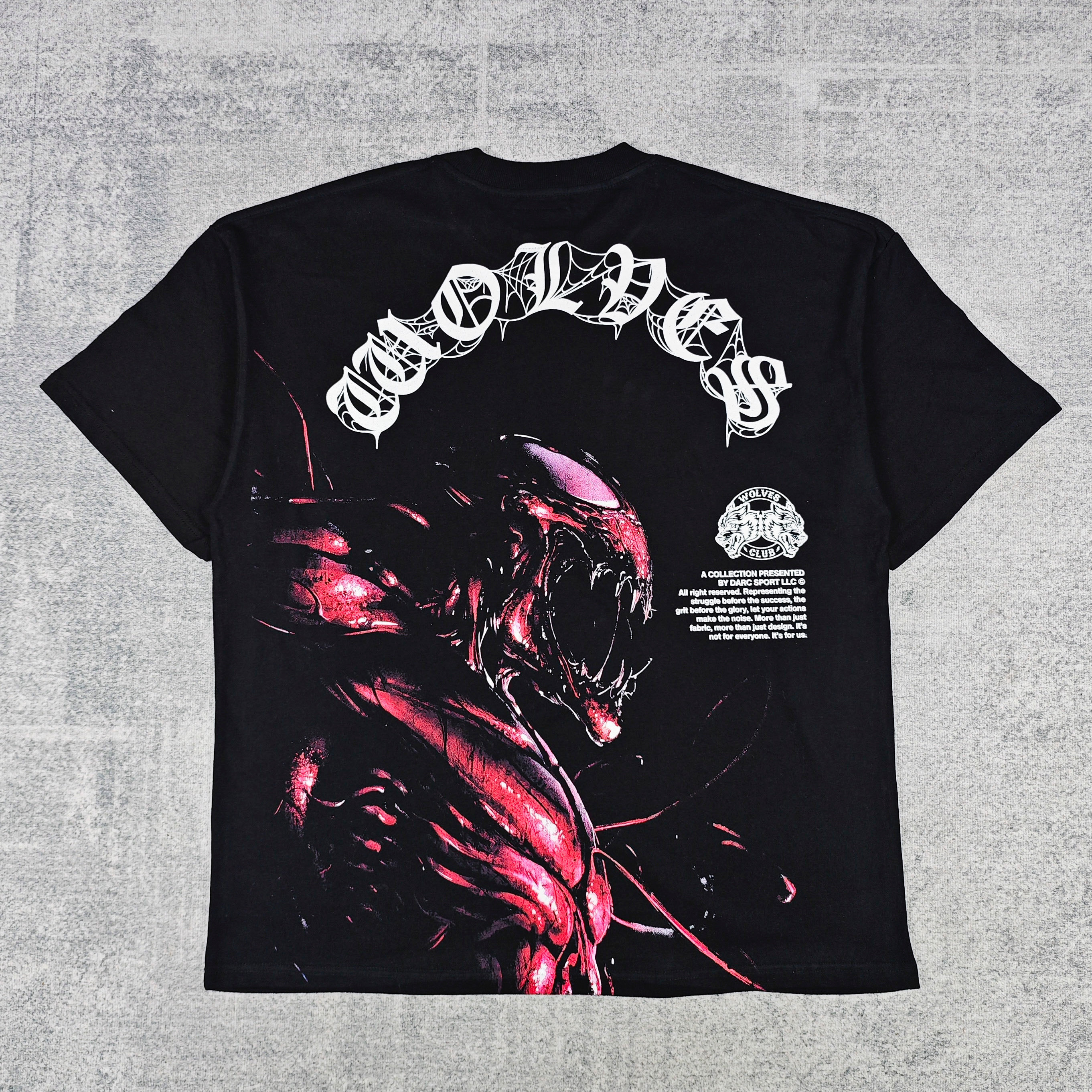 DARCSPORT狼头毒液短袖男女美式运动健身休闲宽松印花圆领棉质t恤,运动服/休闲服装,运动T恤,淘宝优惠券,粉丝福利购,淘宝优惠卷