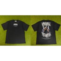 New VANQUISH short-sleeved VQ men's and women's American sporty casual loose printed cotton T-shirts featuring ancient Greek gods thumbnail 4