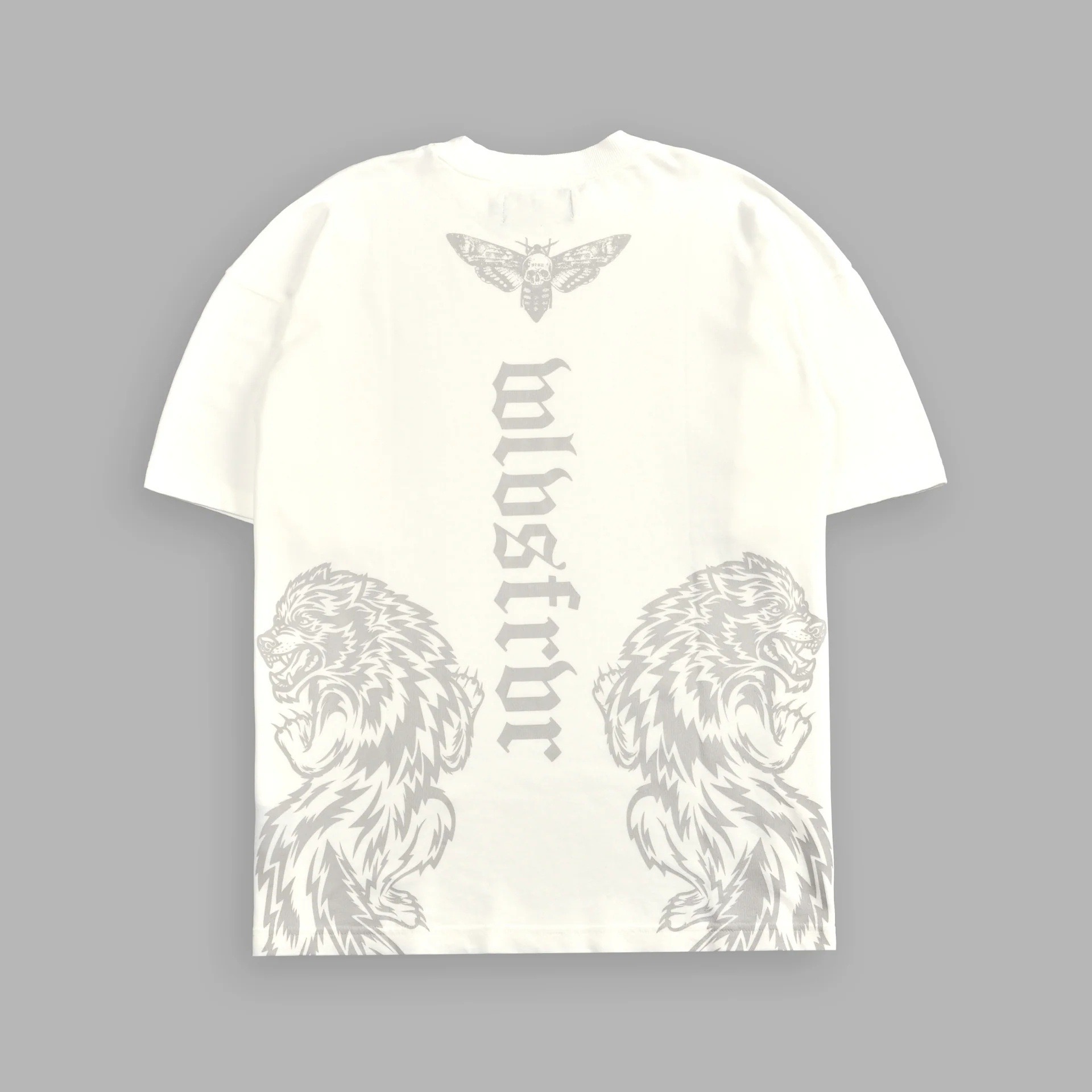 DARCSPORT TWO WOLVES狼头短袖男女美式运动休闲健身宽松棉质T恤