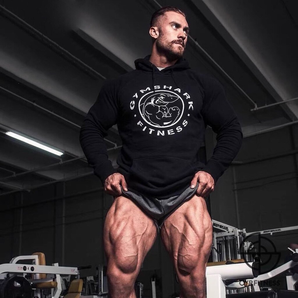 断码清仓GYMSHARK LEGACY加绒卫衣男美式宽松保暖运动连帽棉外套