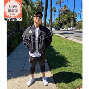 精品DARCSPORT狼头飞行夹克外套男女美式 运动宽松刺绣速干防风衣