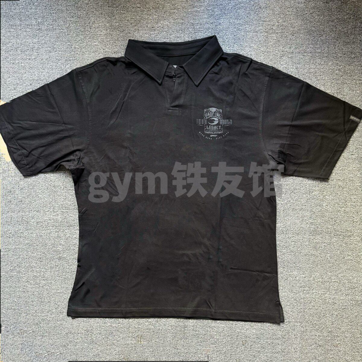 GASP盖世永不妥协POLO衫短袖军事风男美式印花宽松舒适圆领棉t恤