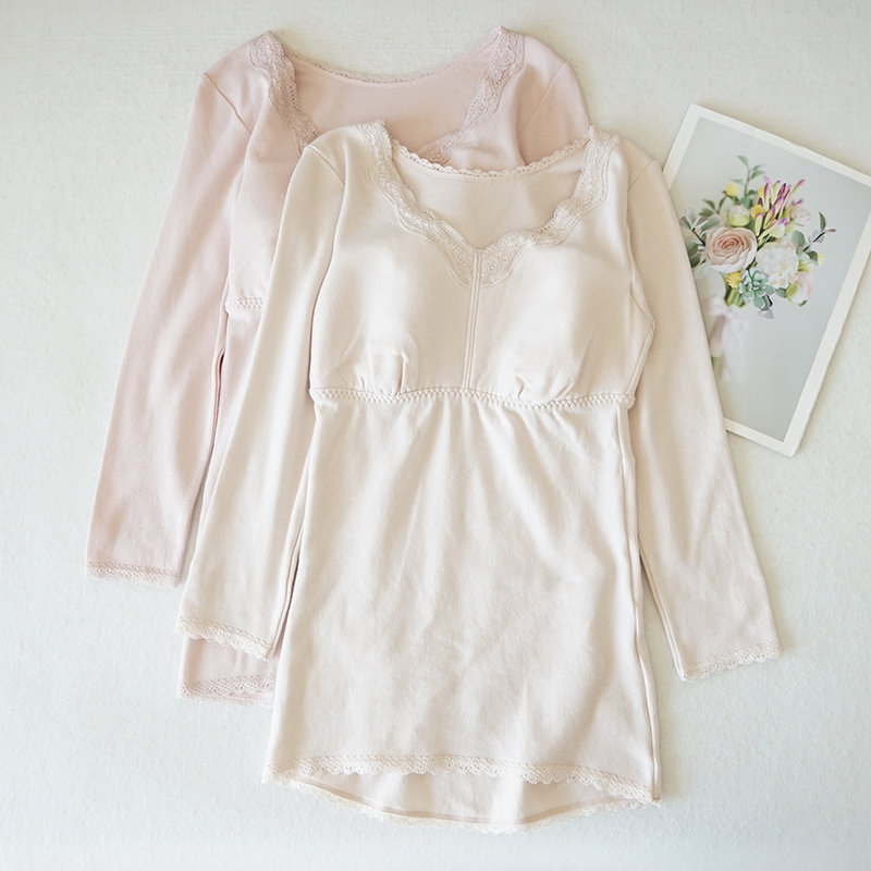 护腰款纯棉九分袖女士文胸内衣