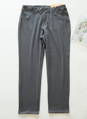 3L大码显瘦裤型柔软亲肤弹性好裤子女士长裤百搭女裤K202直筒裤