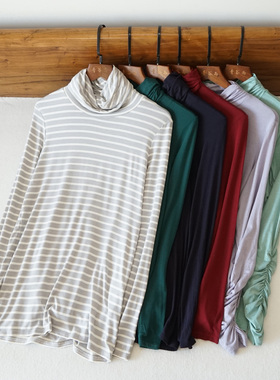 女士吸湿发热保暖高领长袖上衣打底衫T恤秋冬季秋衣女装内衣9028