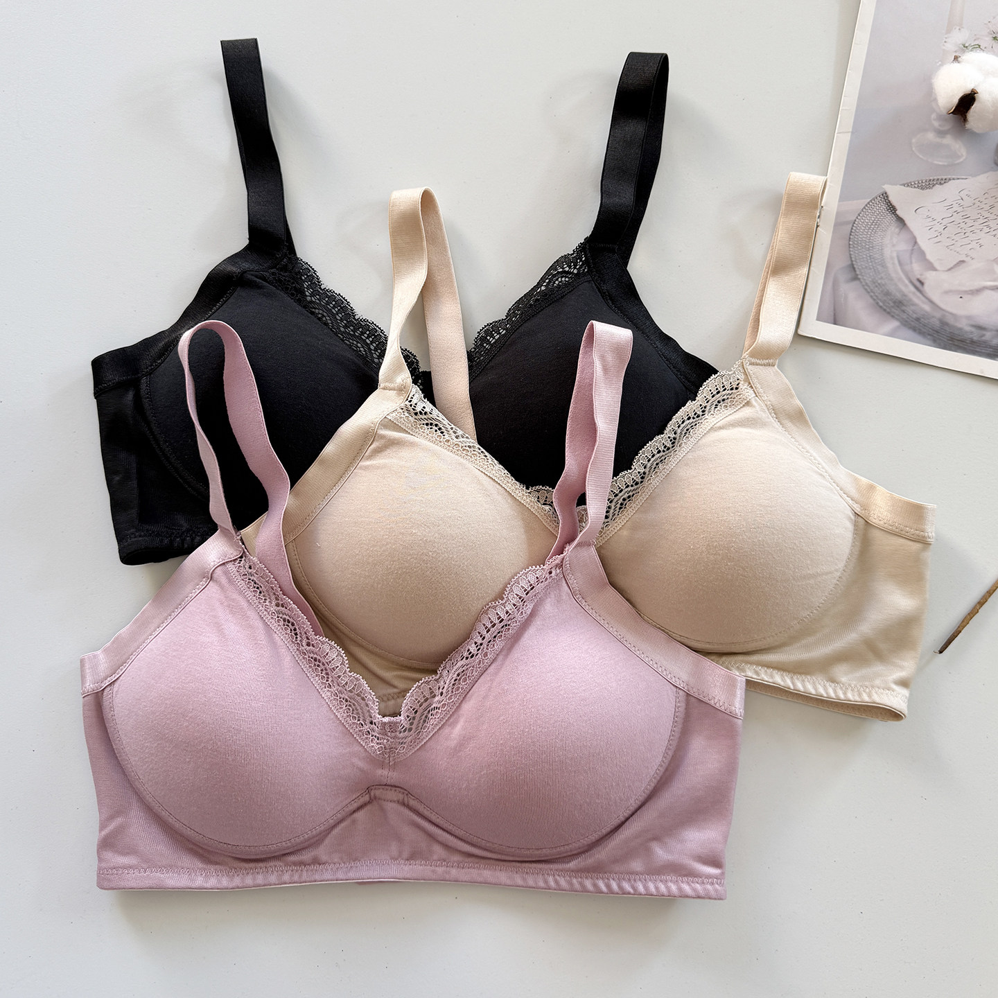 日系无钢托文胸内衣无痕后搭扣肩带可调节薄罩杯女士四季N209,女士内衣/男士内衣/家居服,文胸,淘宝优惠券,粉丝福利购,淘宝优惠卷