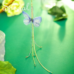 SPECIAL长款 耳饰 流苏扫肩耳挂女无耳洞复古小众设计2026年新款