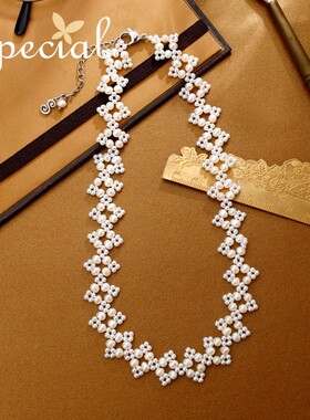 SPECIAL淡水珍珠项链锁骨链配饰