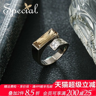 潮流小众设计开口可调节戒指指环女2025新款 SPECIAL欧美个性 礼物