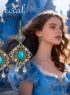 SPECIAL复古设计感长款显瘦流苏扫肩耳环耳钩耳夹耳饰女2026礼物