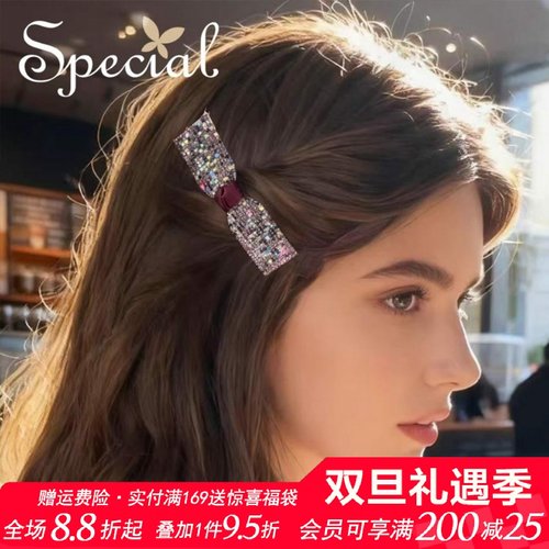 special欧美手工蝴蝶结发饰女款