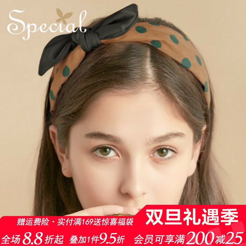 special复古减龄防滑少女宽发箍