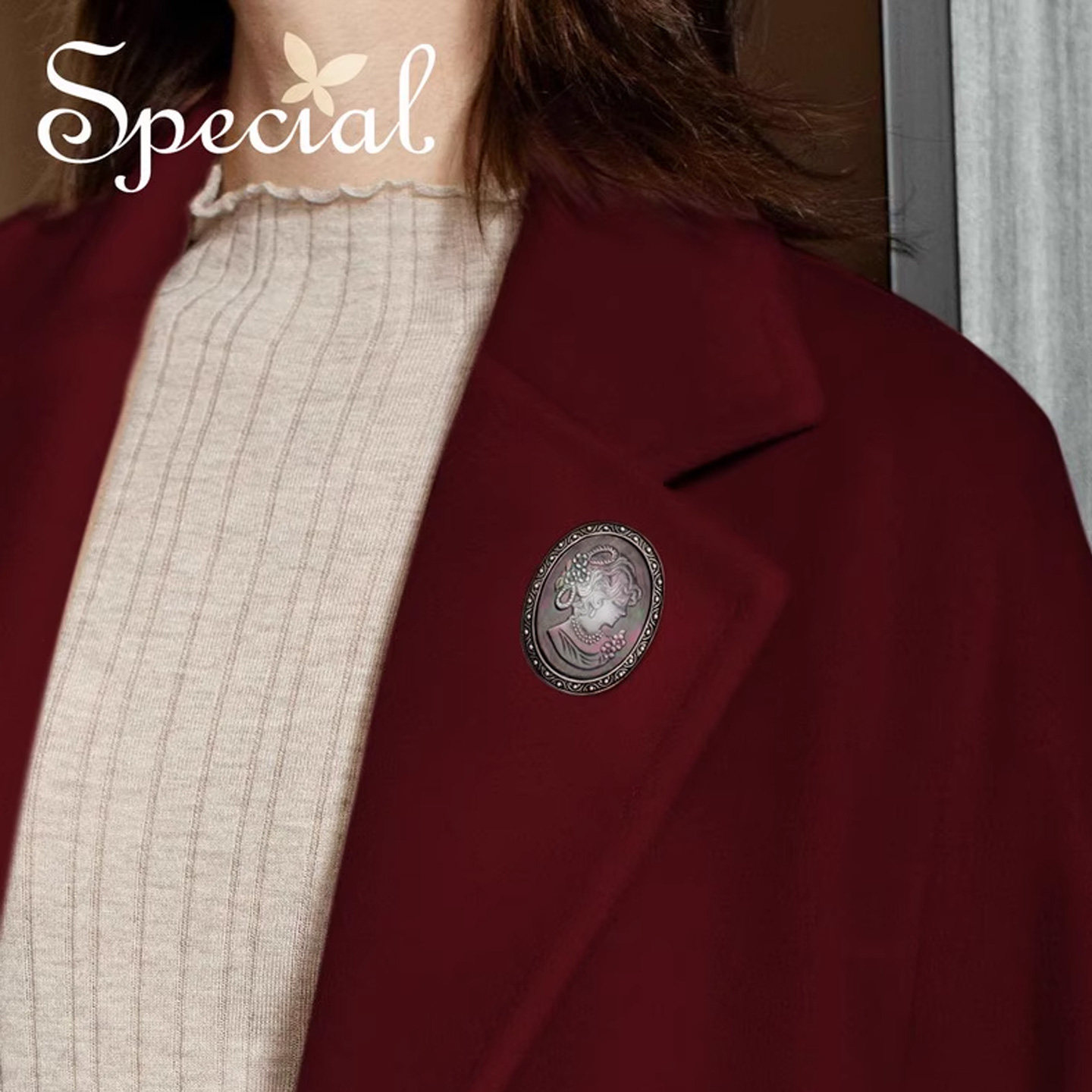 SPECIAL防走光胸针女胸花别针固定衣服设计感丝巾扣2026年新礼物