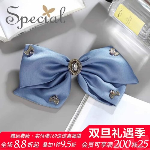 special欧美手工蝴蝶结发夹女款