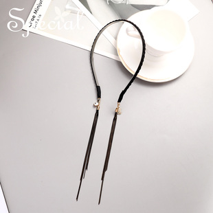 发箍发饰头饰手工女2026礼物 SPECIAL小众设计感气质显瘦流苏长款