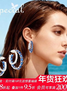 SPECIAL大气显气质耳环圈圈耳钉女耳扣配饰养耳洞耳饰2026年新款