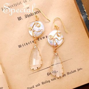 SPECIAL复古轻奢耳钉耳环巴洛克珍珠耳饰流苏吊坠耳钩2026年新款