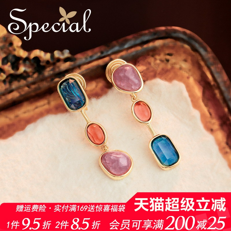 SPECIAL森系流苏耳饰耳环耳夹女