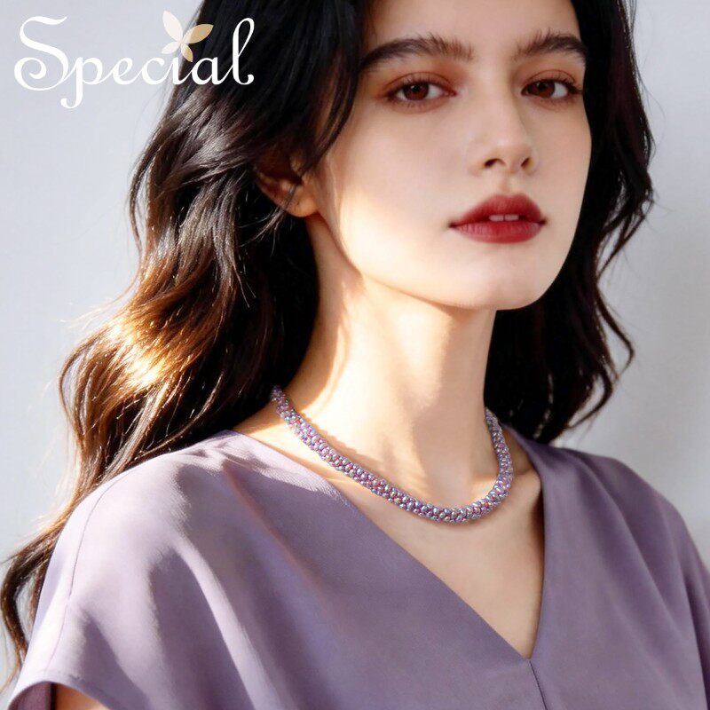 SPECIAL淡水珍珠项链锁骨链小众轻奢手链精致套装2026年新款
