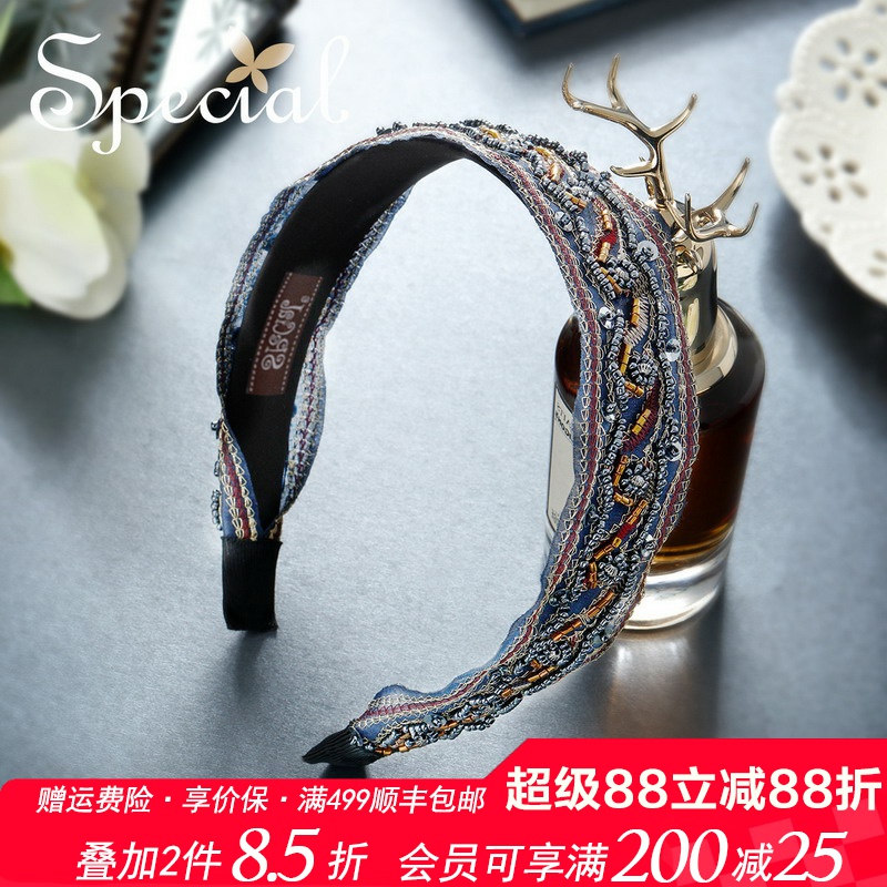 special手工复古个性宽发箍发饰