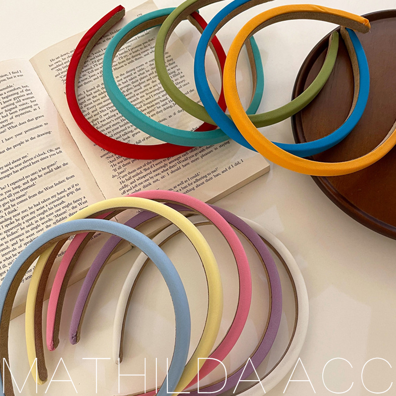 东大门糖果色海绵头箍少女风发卡