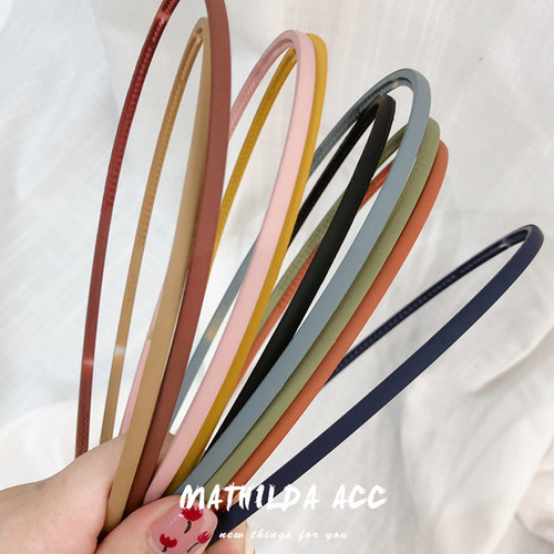 超百搭韩国磨砂质感发箍糖果