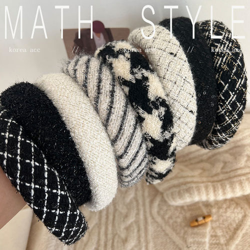 时尚小香气质宽边海绵发箍女