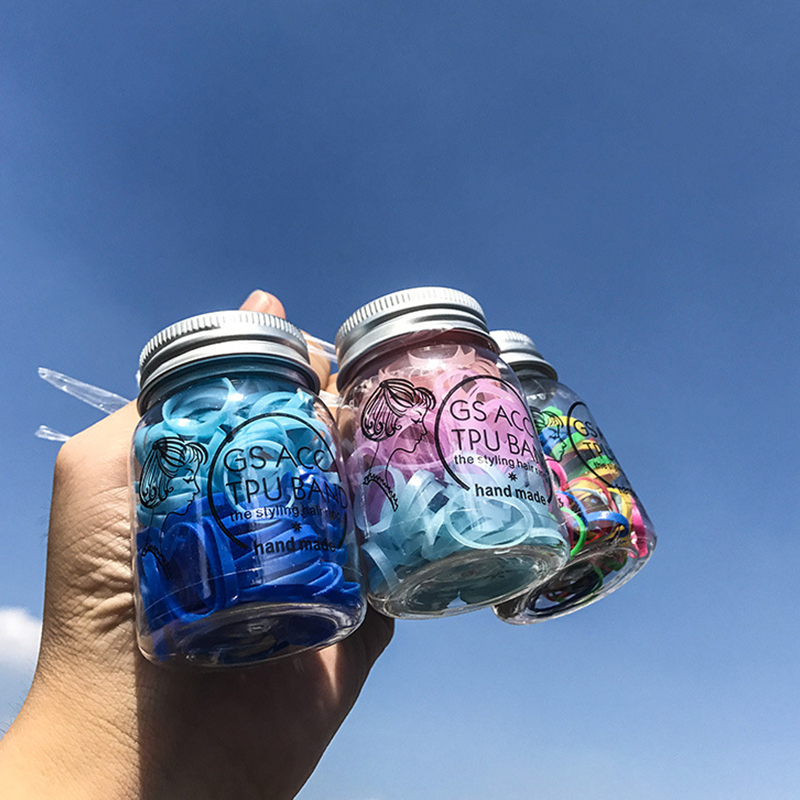 高弹力一次性橡皮筋马卡龙