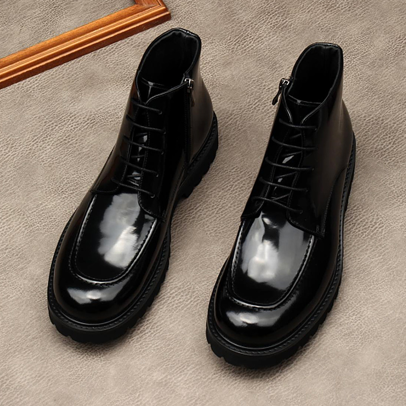 欧迈德商务男靴橡胶发泡