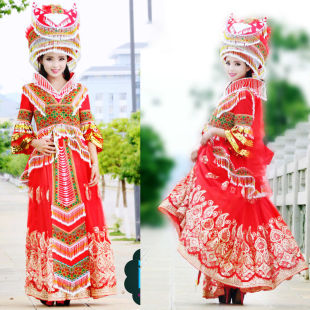 性感套装 2020新款 花山跳舞长款 云南文山蒙自少数民族服装 苗族女装