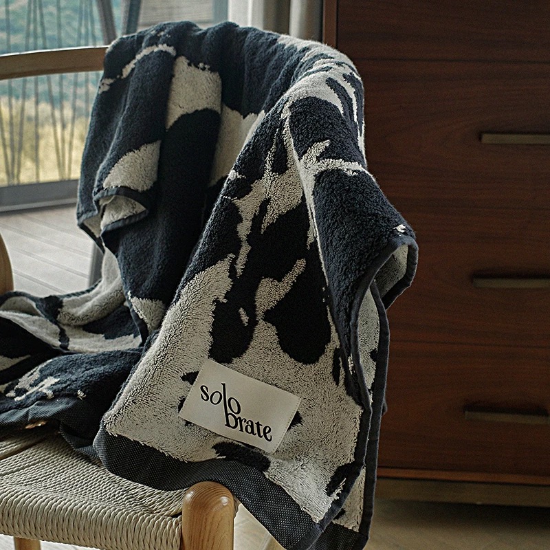 solobrate设计师加厚纯棉浴巾