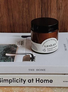 年度推荐 Lesiles群岛香氛平价室内家用金标香薰蜡烛veejeelab