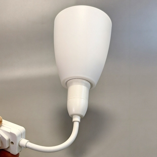 塑料小灯罩柔光防刺眼小夜灯专用耐摔可水洗E27E14台灯吊灯通用