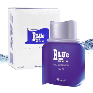 for man 人气暖男香精龙涎香香调持久blue 迪拜rasasi香水蓝色经典