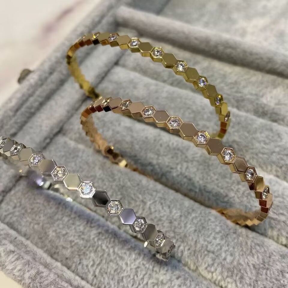 几何手镯钛钢不掉色欧美女手环