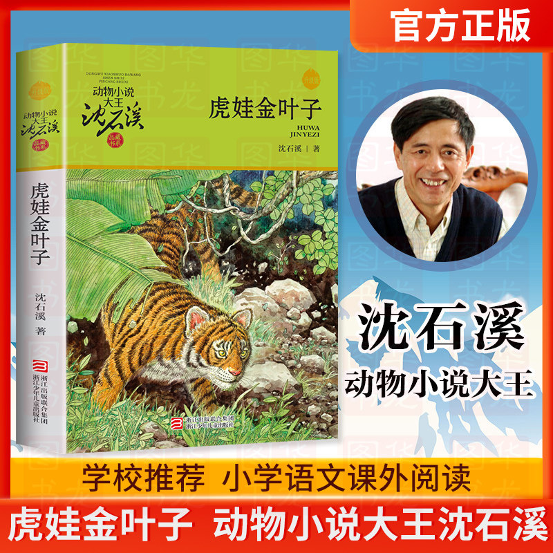 虎娃金叶子 动物小说大王沈石溪品藏书系 经典儿童文学 9-10-12-15岁