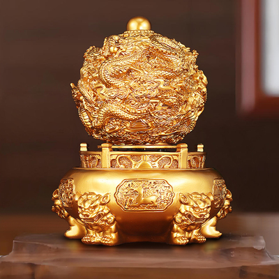 九转乾坤摆件聚宝盆镇宅鼎开业