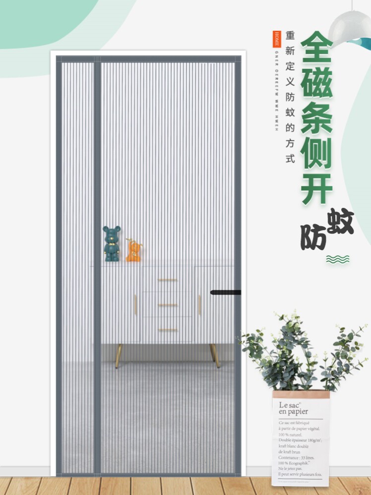 进户房间门防蚊纱门防蚊门帘图片