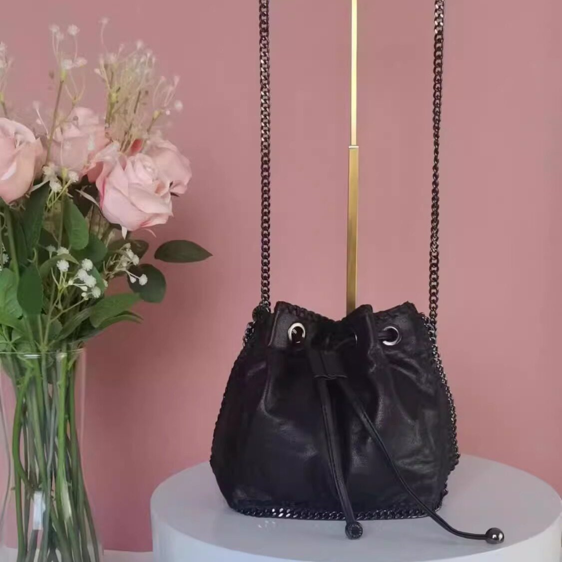 2025新款斜挎包女水桶包链条包单肩包小巧轻便大容量旅行外出送礼