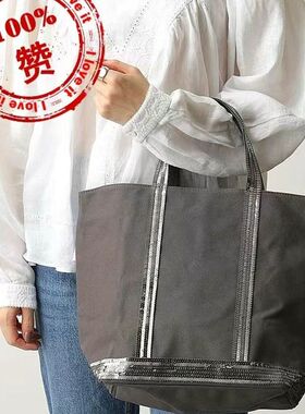 法式v凡妮布鲁诺新款帆布托特大包购物袋女网红亮片手提包精致ins