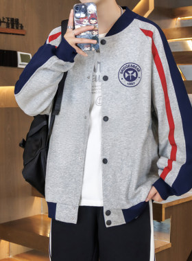 青少年运动休闲棒球服