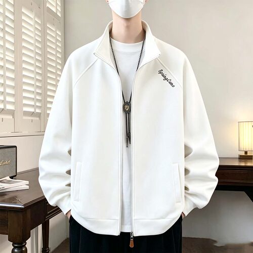春秋季新款外套男孩初高中学生潮流帅气棒球服青少年大童休闲夹克