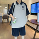 13大童运动休闲套装 夏季 15岁青少年初中学生POLO衫 t恤男孩12 短袖