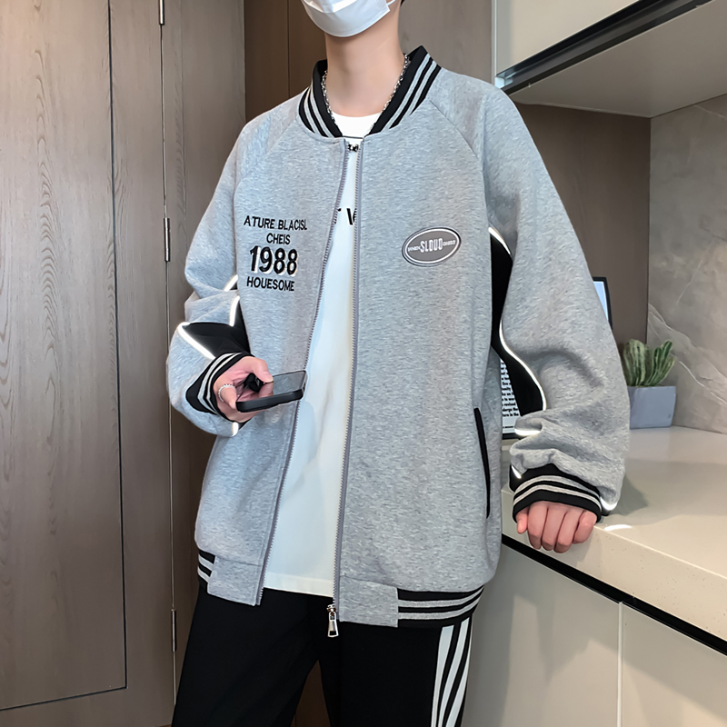 13青少年春秋季外套12岁男孩大童14夹克上衣15初中学生运动棒球服