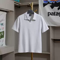 High-Quality Clothing! Soft and Cool Waffle Fabric, Moisture-Wicking, Breathable, Uv-Resistant, Quick-Drying, Seagull Collar Short-Sleeve T-Shirt for Men and Women