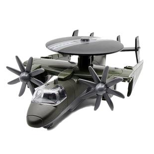 1:50美国鹰眼预警机声光回力合金材质男孩儿童玩具飞机模型摆件