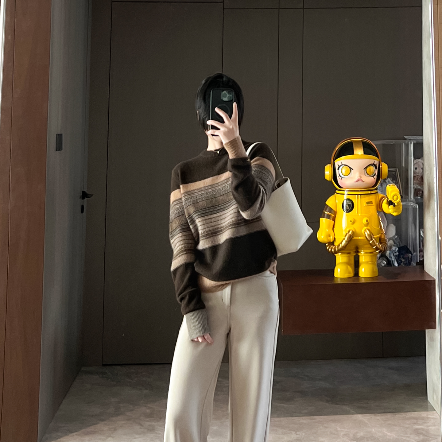 细密牦牛绒传统费尔岛花纹毛衣