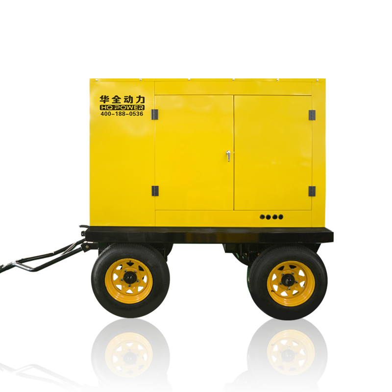 华全yc 30kw柴油发电机组 小型移动式发电车30千瓦 双缸发电机组